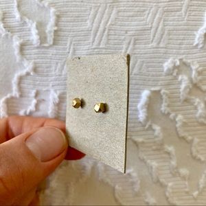 Madewell geometric stud earrings